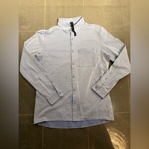 Lululemon Athletica Light Blue Casual Button Down Shirt